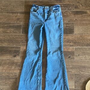 Good American Good Legs Flare Jeans-size 6/28